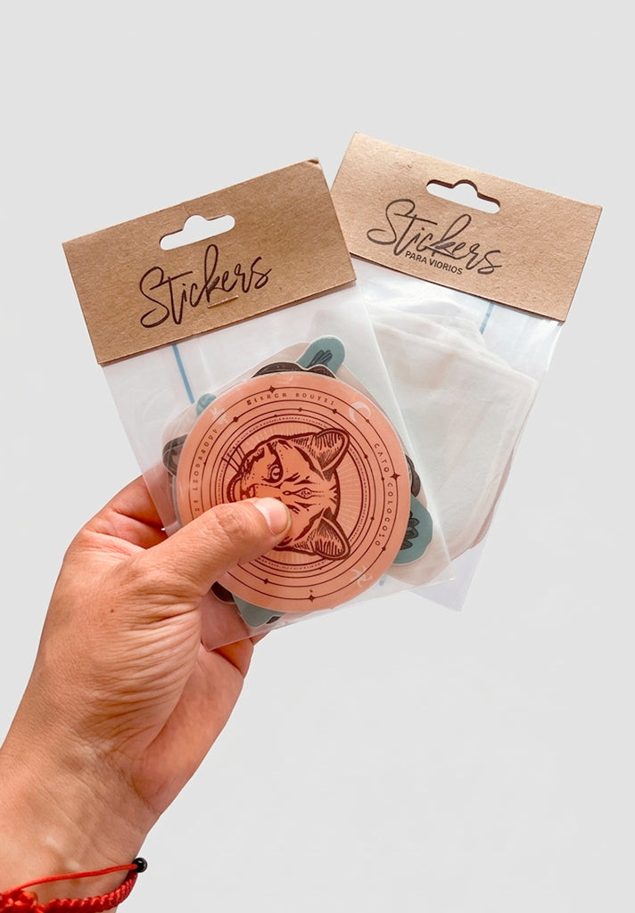 SET DE STICKERS ILUSTRADOS