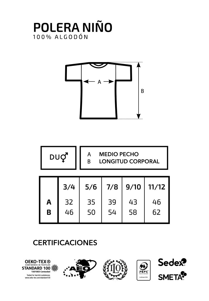 POLERA NIÑO FAUNA