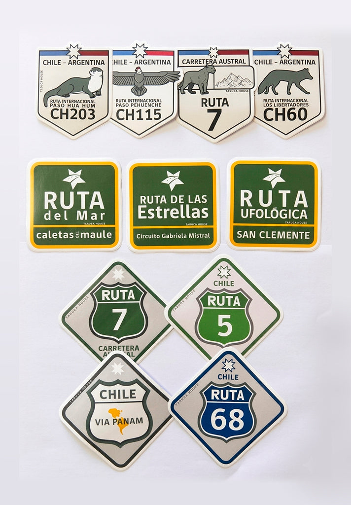 SET DE STICKERS RUTERO